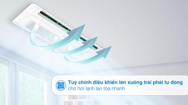 Máy lạnh âm trần 1 hướng Samsung sở hữu vẻ ngoài hiện đại Máy lạnh âm trần 1 hướng Samsung sở hữu vẻ ngoài hiện đại