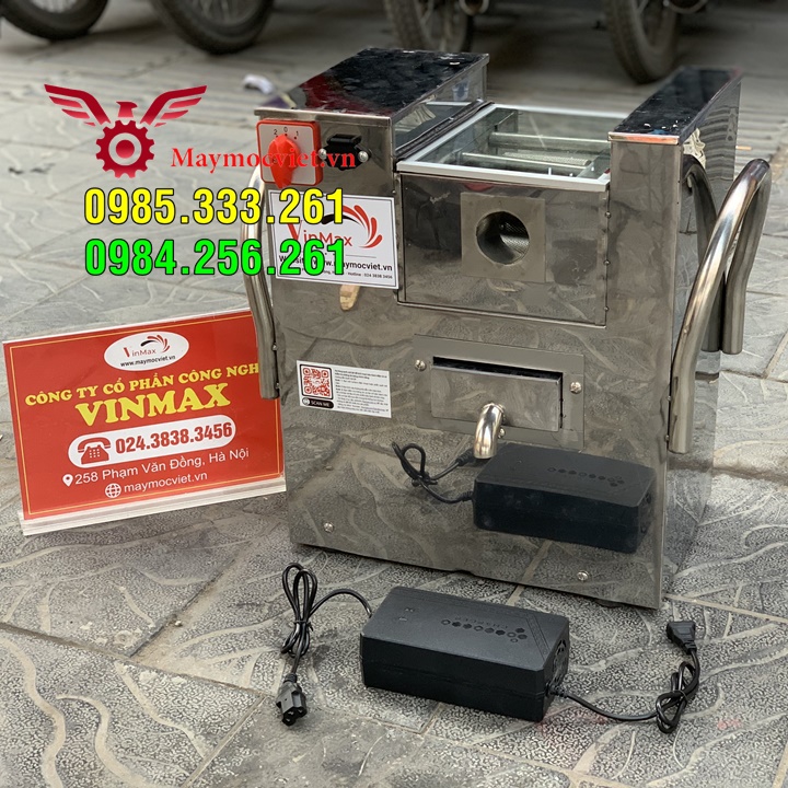 Máy ép nước mía mini để bàn siêu sạch 400W ắc quy 24V