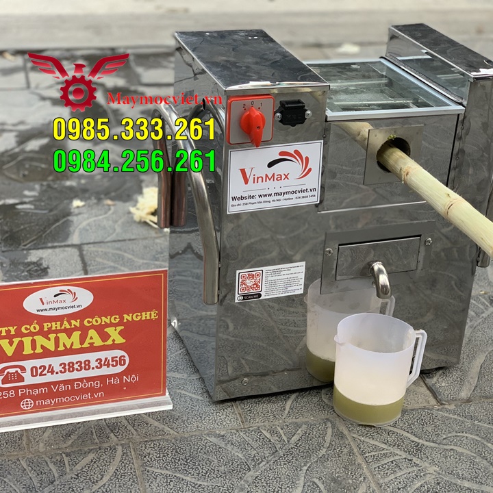 Máy ép nước mía mini để bàn siêu sạch 400W ắc quy 24V