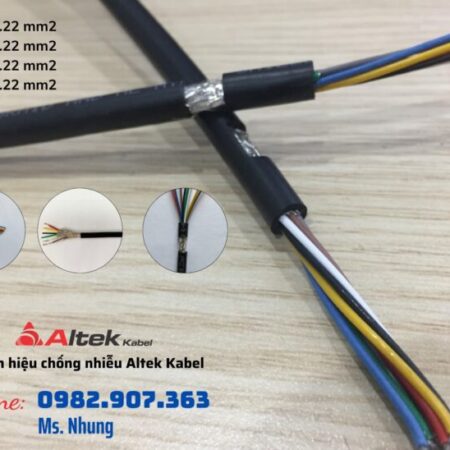 Cáp tín hiệu lưới chống nhiễu đồng si bạc