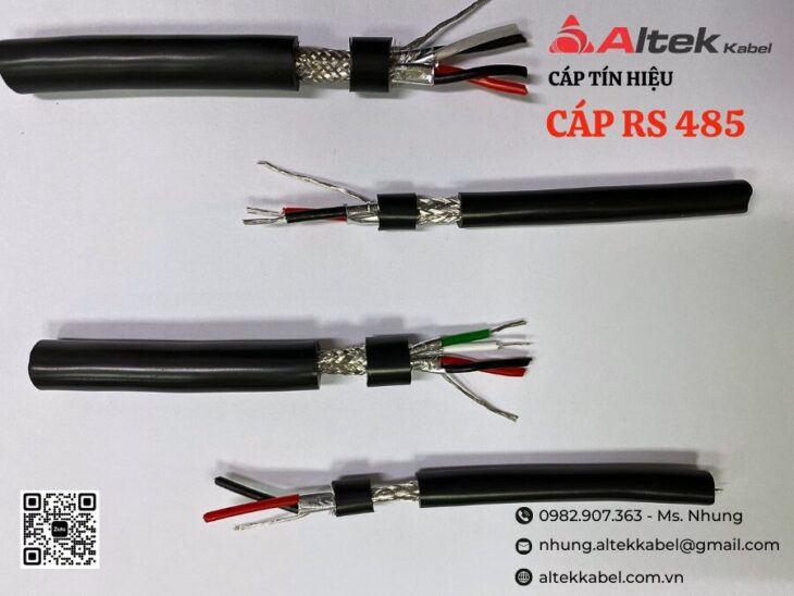 Cáp tín hiệu âm thanh RS 485 đồng si bạc