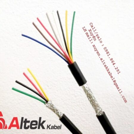 Dây cáp tín hiệu chống nhiễu 2,4,6,8 lõi tiết diện 0.22mm2