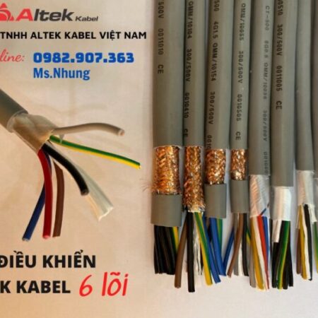 Cáp điều khiển 6 lõi ứng dụng trong công nghiệp Cáp điều khiển 6 lõi ứng dụng trong công nghiệp