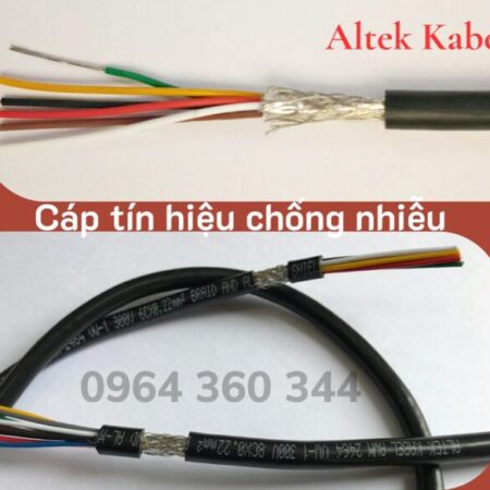 Cáp tín hiệu, cáp điều khiển 2/4/6/8 lõi chống nhiễu Cáp tín hiệu, cáp điều khiển 2/4/6/8 lõi chống nhiễu