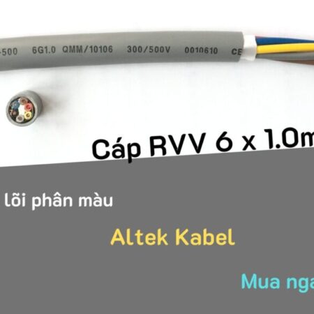 Cáp điều khiển, cáp tín hiệu 6 lõi không chống nhiễu Altek Kabel Cáp điều khiển, cáp tín hiệu 6 lõi không chống nhiễu Altek Kabel