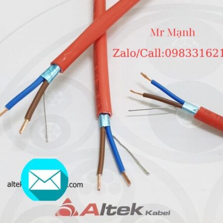 Dây tín hiệu chống cháy 2×10, 2×1.5, 2×2,5 chống nhiễu Altek Kabel