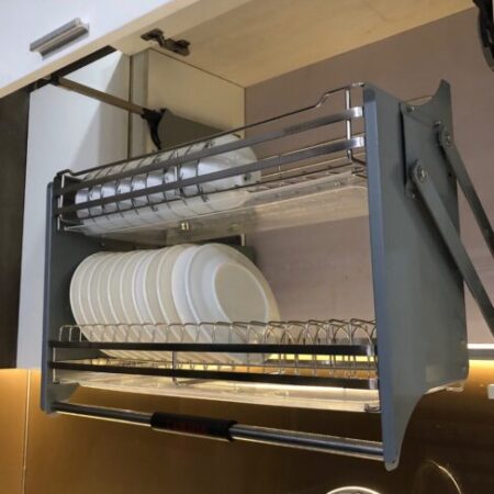 Kệ bát đĩa nâng hạ hiện đại, thông minh, cao cấp TaKing Kệ bát đĩa nâng hạ hiện đại, thông minh, cao cấp TaKing