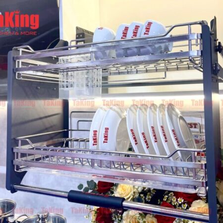 Kệ bát đĩa nâng hạ cao cấp, hiện đại, thông minh TaKing Kệ bát đĩa nâng hạ cao cấp, hiện đại, thông minh TaKing