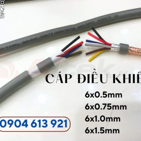 Cáp điện 6 lõi, cáp điều khiển tín hiệu 6×0.5mm/6×0.75mm/6×1.0mm/6×1.5mm Altek Kabel