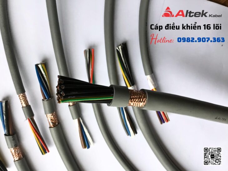 Cáp điều khiển/ Cáp tín hiệu 16 lõi Altek Kabel