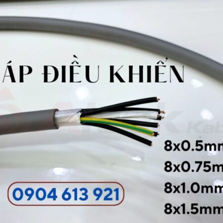 Cáp điện 8 lõi, cáp tín hiệu 8×0.5/8×0.75/8×1.0/8×1.5mm Altek Kabel