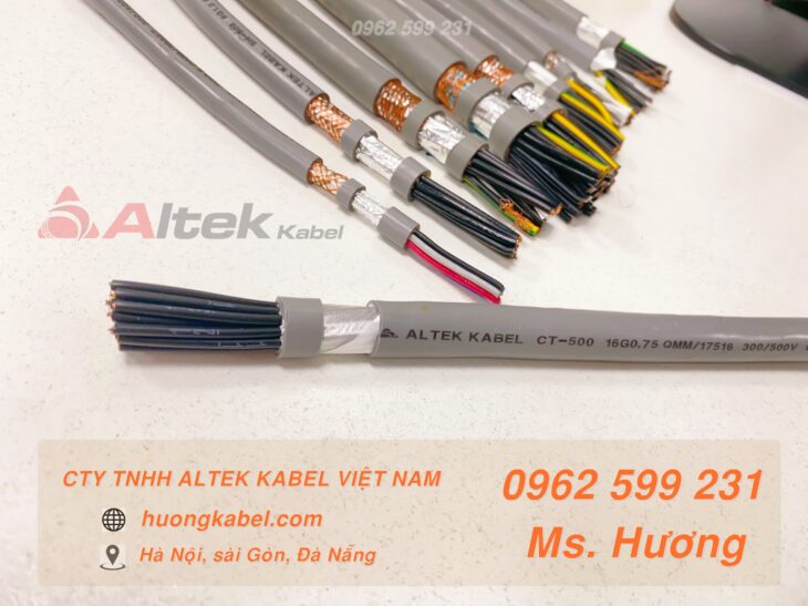 Cáp 16 lõi / Cáp điều khiển / Cáp chống nhiễu chất lượng cao