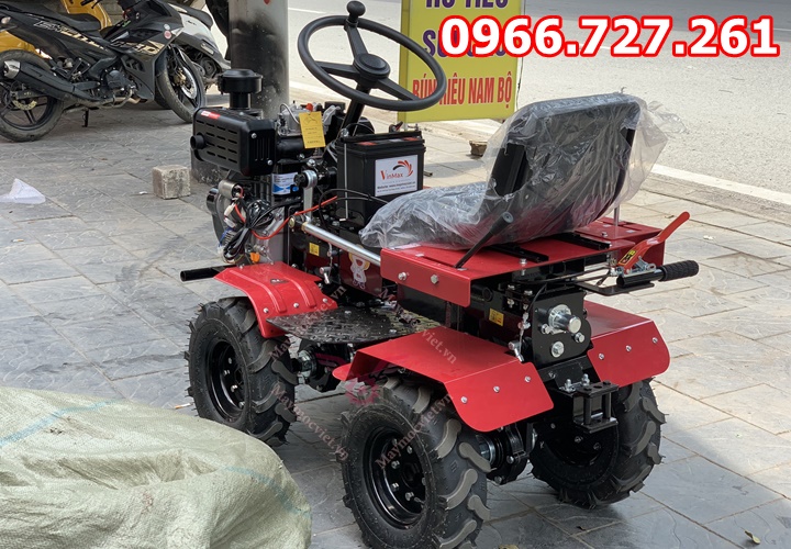 Máy xới đất chạy dầu 13Hp ngồi lái Turbo TBD1300