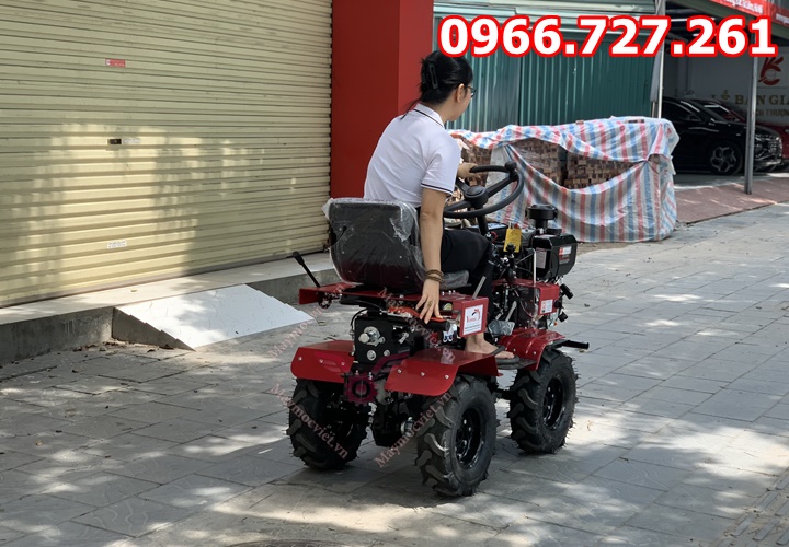 Máy xới đất chạy dầu 13Hp ngồi lái Turbo TBD1300