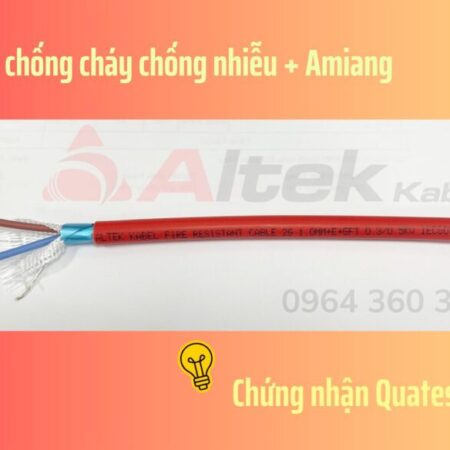 Cáp chống cháy chống nhiễu Altek Kabel – Chứng nhận Quatest 1 Cáp chống cháy chống nhiễu Altek Kabel – Chứng nhận Quatest 1