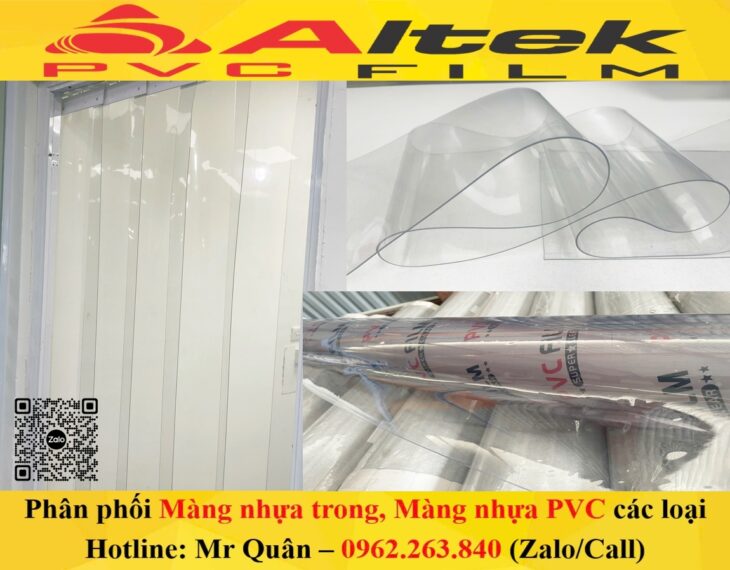 Phân phối màng nhựa trong suốt giá rẻ -Altek Pvc Film