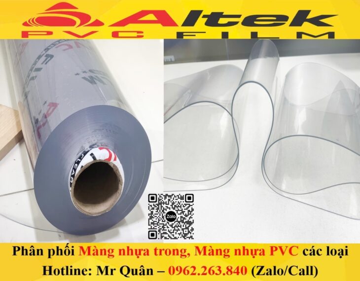 Phân phối màng nhựa trong suốt giá rẻ -Altek Pvc Film