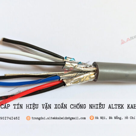 Cáp tín hiệu AWG vặn xoắn 2 lớp chống nhiễu Altek Kabel 