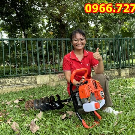 Máy khoan lỗ đất trồng cây cầm tay