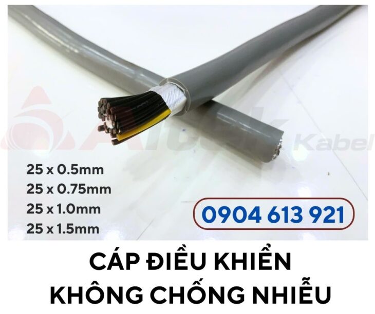 Cáp điện 25 lõi, cáp điều khiển 25×0.5mm Altek Kabel