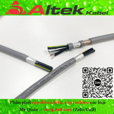 Cáp điều khiển 8 lõi CT-500, SH-500 – Altek Kabel