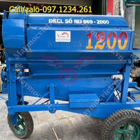 Máy tuốt lúa 1m2 Nhật Tân NT1200 giá rẻ