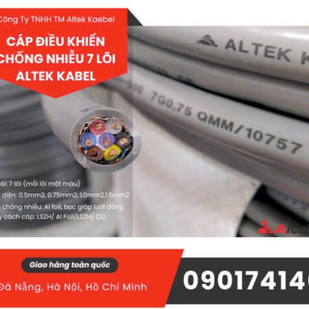 Dây tín hiệu có lưới chống nhiễu 7 lõi Hà Nội, Đà Nẵng, HCM