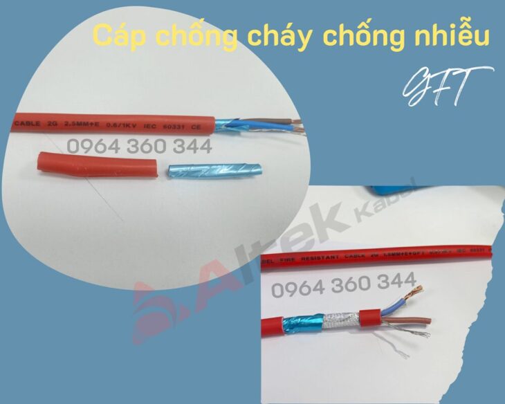 Cáp chống cháy chống nhiễu FR/CU Altek Kabel – Quatest 1