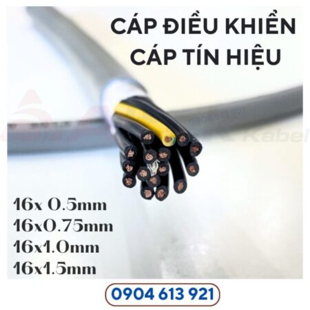 Cáp tín hiệu chống nhiễu 16×1.5mmSQMM RVVP Altek Kabel