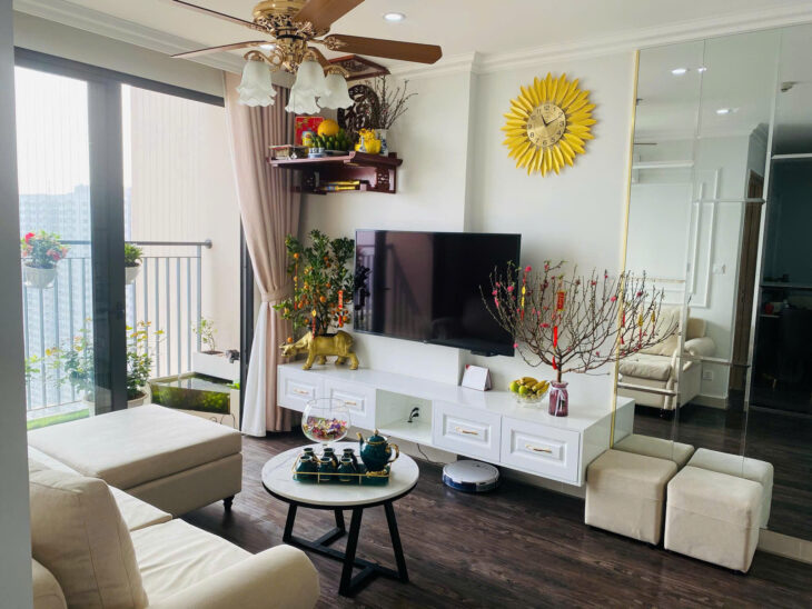 VINHOMES SMART CITY BÁN GẤP CĂN 2N1WC FULL NỘI THẤT ĐẸP