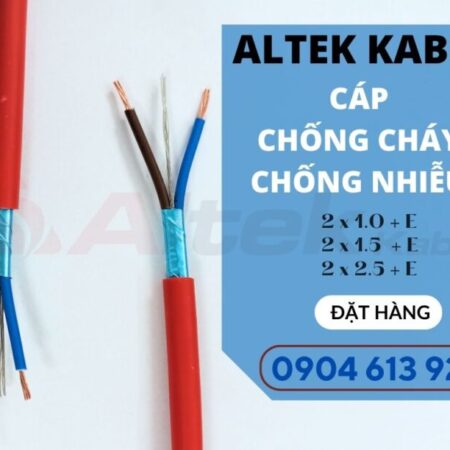 Cáp chống cháy chống nhiễu/ FR Cable Altek Kabel 2x1x16AWG