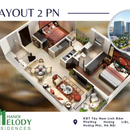 Nhận boking dự án căn hộ Hà Nội Melody Linh Đàm – LS 0% 24 tháng – CK lên tới 15%