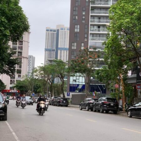 ⚜️ TÒA VĂN PHÒNG MẶT PHỐ TRẦN KIM XUYẾN CẦU GIẤY, 92M2 6T THANG MÁY, MT 5M CHỈ 53 TỶ ⚜️