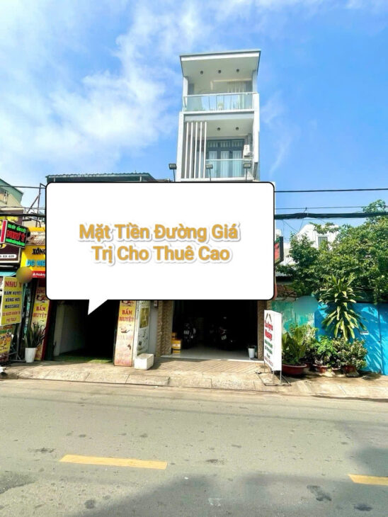 BÁN NHÀ MẶT TIỀN NGUYỄN OANH, GÒ VẤP – 84M2, 4 TẦNG, 5 PN, 13.3 TỶ – SỔ HỒNG CHÍNH CHỦ