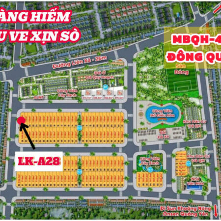 Bán lô đầu ve hàng hiếm tại MBQH 4064 xã Đông Quang, huyện Đông Sơn, Thanh Hóa