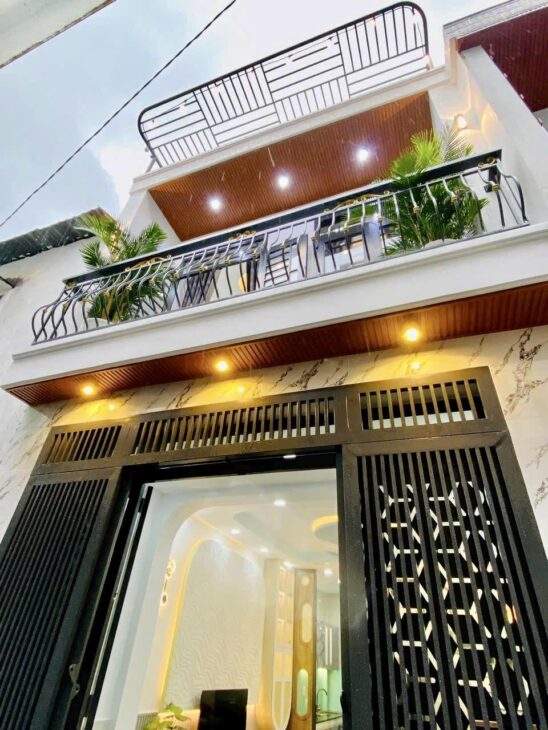 4X10M,BÁN NHÀ PHAN HUY ÍCH, HẺM XE TẢI THÔNG, P12 GÒ VẤP, GIÁ LQ 4 TỶ