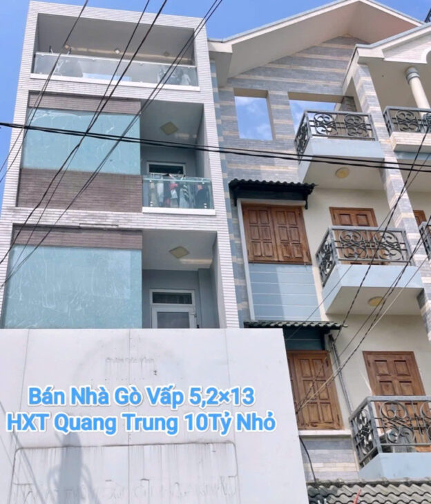 Bán Nhà MBKD 4,2×17 Quang Trung Gò Vấp 10 Tỷ Nhỏ