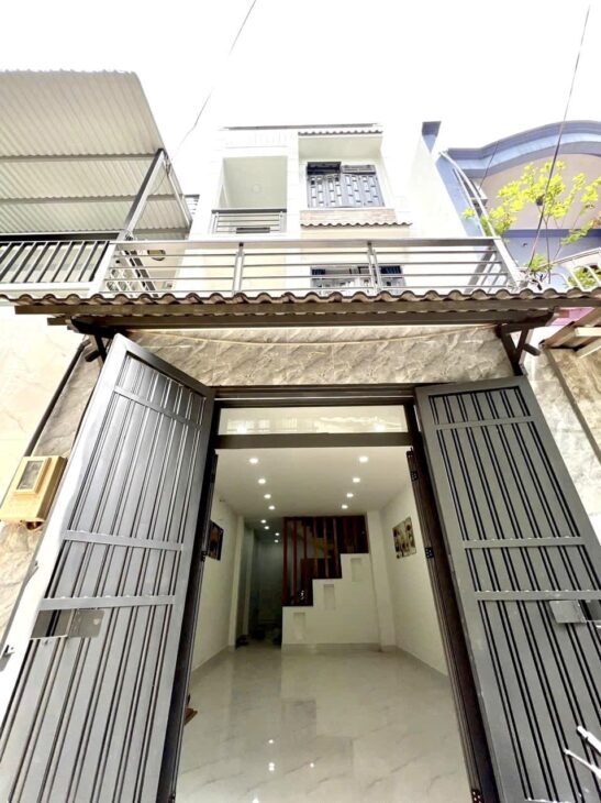 NHÀ 4 TẦNG THIẾT KẾ ĐẸP – HẺM NHỰA 5M – ĐI BỘ RA CHỢ ĐÔNG QUANG.
