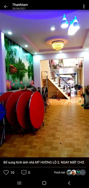 Bán nhà mặt phố Hương lộ 2, Bình Trị Đông, Bình Tân Nhỉnh10 tỷ