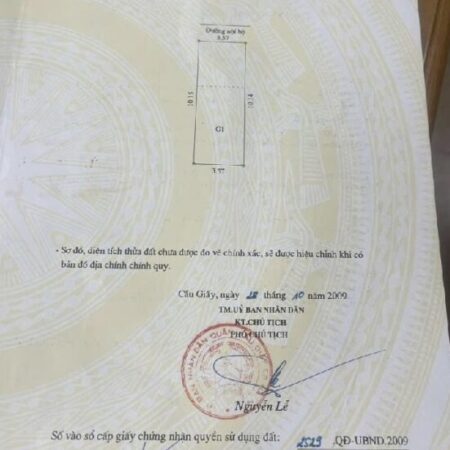 Bán nhà 5 tầng 36/37m2 TRần Quốc Hoàn Cầu Giấy