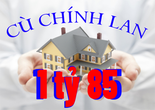 BÁN ĐẤT 63M2 CÙ CHÍNH LAN TẶNG DÃY TRỌ