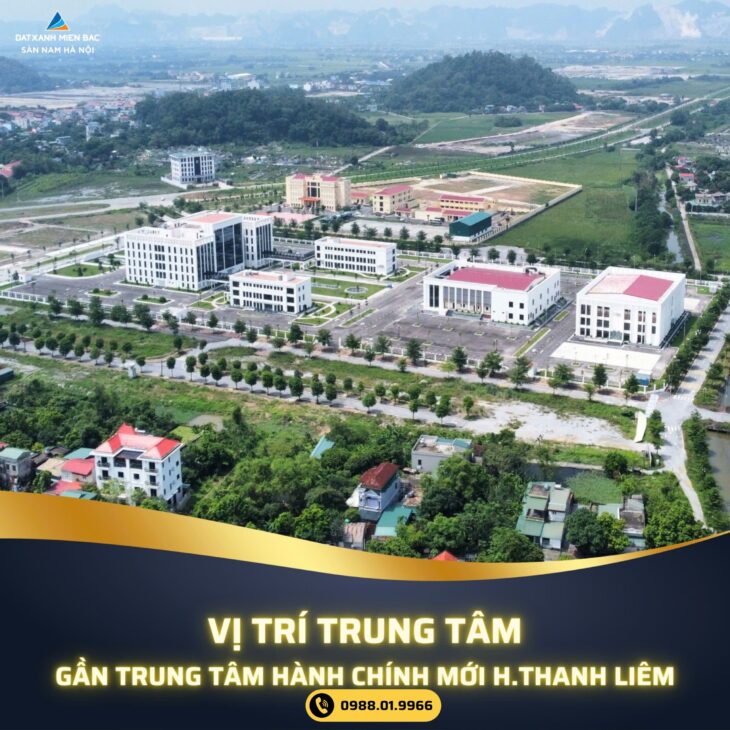 Mở bán dự án đất nền phái tây khu đô thị Tân Thanh Elite City, Hà Nam, sổ đỏ lâu dài, mặt đường