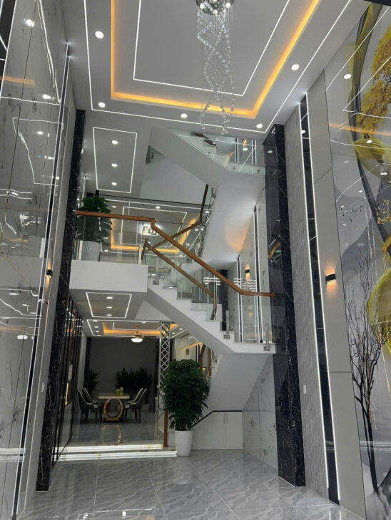 Nhà mới 5 tầng (4×23) đẹp lộng lẫy Mặt Tiền Trần Thị Hè, Quận 12 giá tốt 8.5 tỷ