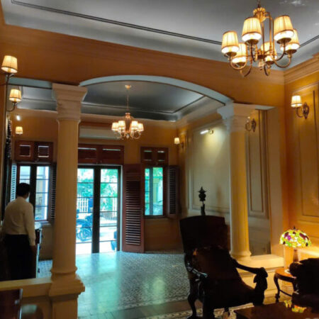 Bán LIỀN KỀ Văn Phú, Hà Đông, MỚI – ĐẸP -KD – VỈA HÈ – Ô TÔ TRÁNH 75mx5 tầng 18.5 tỷ.