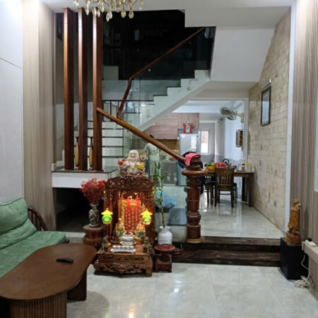 NHÀ 3 TẦNG 76M2, SÁT MẶT TIỀN NGUYỄN NHƯ ĐÃI, HOÀ THỌ TÂY – CẨM LỆ – ĐÀ NẴNG – CHỈ 2.89 TỶ