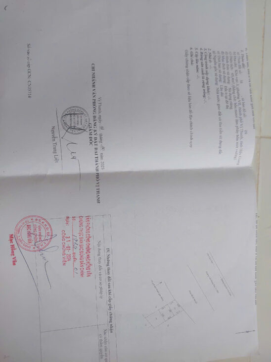 BÁN ĐẤT Ở THỔ CƯ VỊ TRÍ VÀNG TP VỊ THANH – HẬU GIANG – 45M2 – CHỈ 1.5 TỶ – SỔ ĐỎ