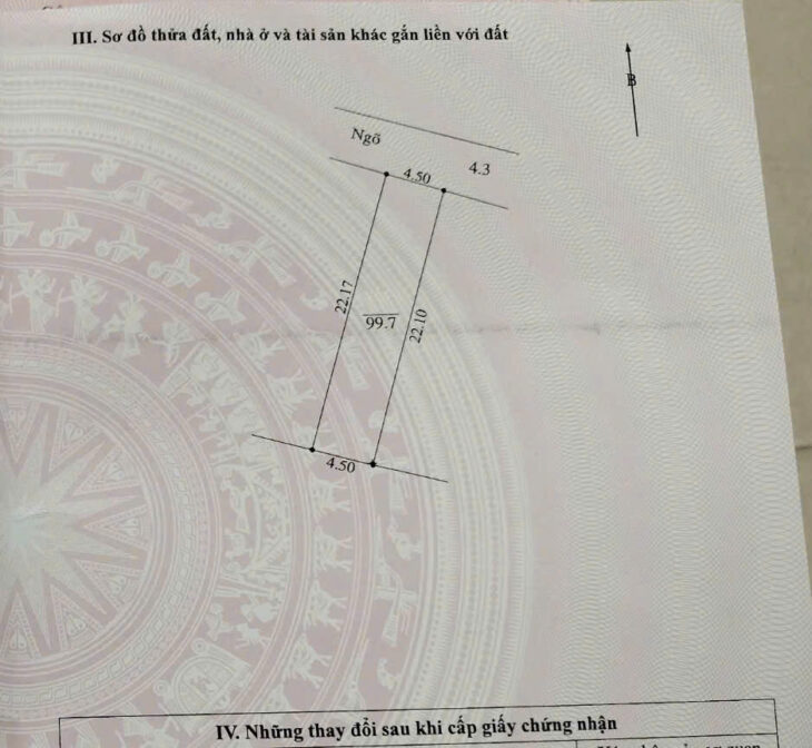 cc gửi bán 99,7m dất full đông nam CM- HN đường ô tô giá nhỉnh tỷ