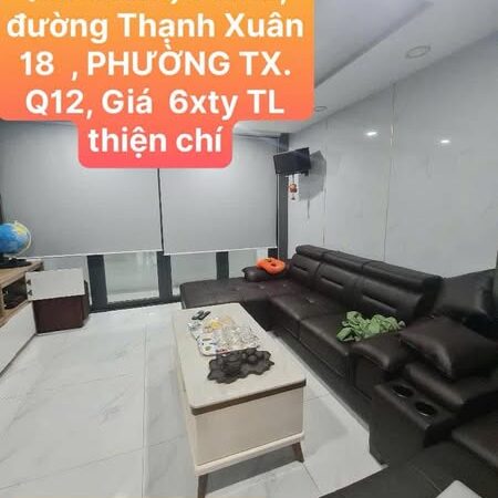 ????????Bán Nhà Mặt Tiền (6mx13m) 76m2, đường Thạnh Xuân 18 , PHƯỜNG TX. Q12, Giá 6xty TL thiện chí