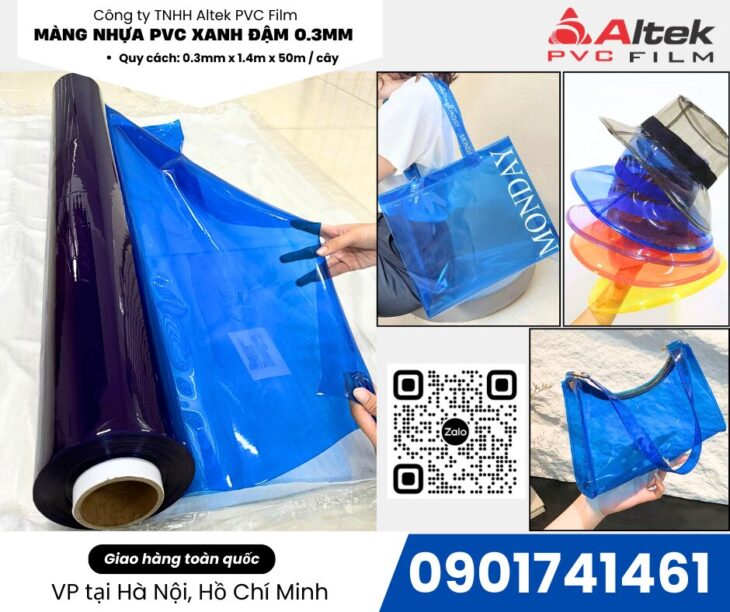 Phân phối màng nhựa pvc nhiều màu Hà Nội, Hồ Chí Minh, Đà Nẵng