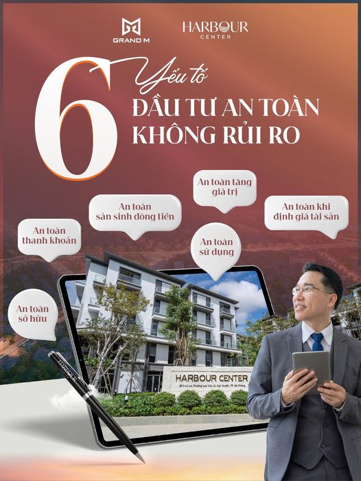 ĐẦU TƯ AN TOÀN VỚI 6 BẢO CHỨNG VỮNG CHẮC TẠI HABOUR CENTER